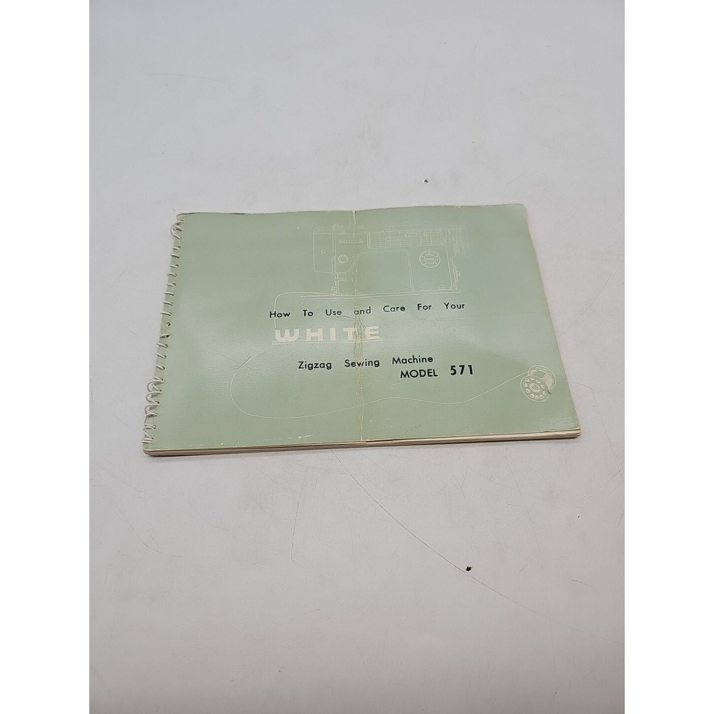 White 599 Sewing Machine Instruction Manual Vintage